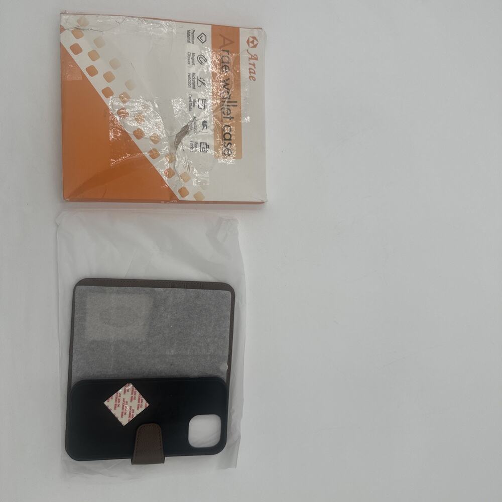 Arae Wallet Case Pink For iPhone 15 Pro 6.1"